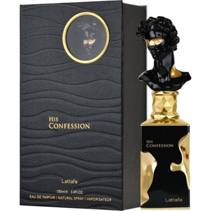 Lattafa His Confession Eau De Parfum 100ml Men Fragrance